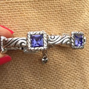 Brighton bracelet with purple stones